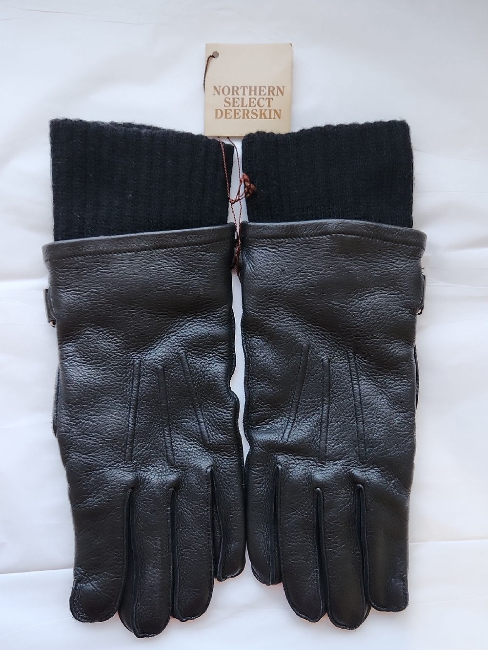 New Gates Northern Select Deerskin Leather Wool Blend Men's Glove Size Medium